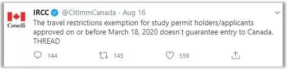 加拿大高中開學后能面授嗎？最新入境加拿大條件！